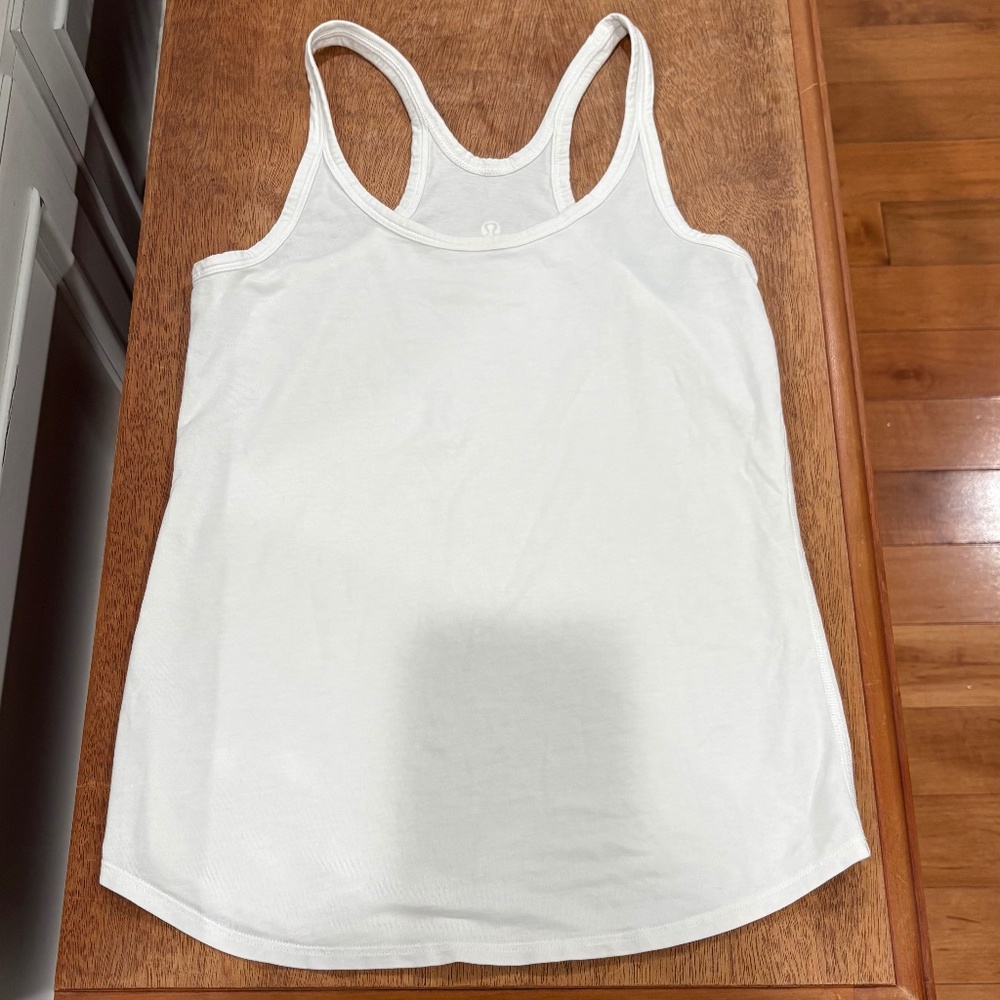 Lululemon white tank